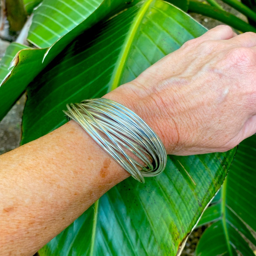 Silpada Sterling Silver 21 bangle bracelet.